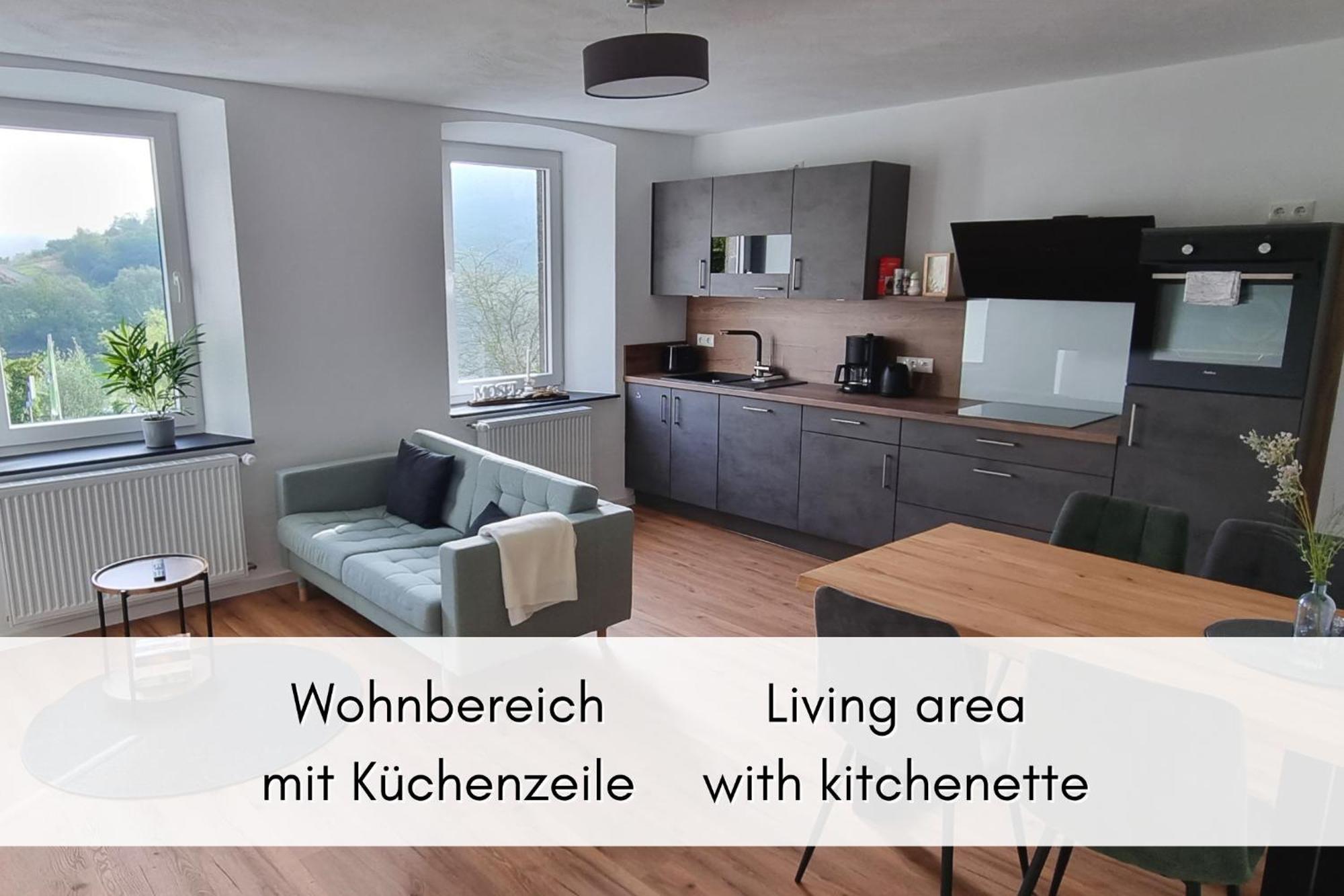 Winzerhaus Am Calmont - Terrasse Der Ruhe Apartment Bremm Exterior photo
