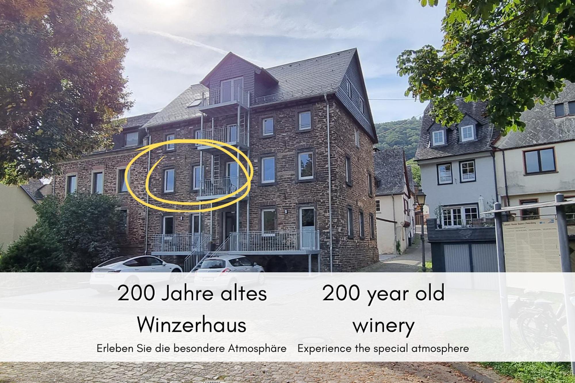 Winzerhaus Am Calmont - Terrasse Der Ruhe Apartment Bremm Exterior photo